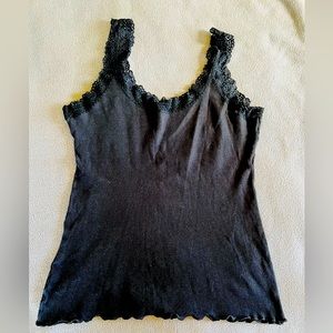 Women’s Black Lace Tank Top Size M